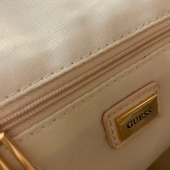 Guess - Soft Pink/Beige Purse with Rose Gold Hardware - Picture 8 of 8